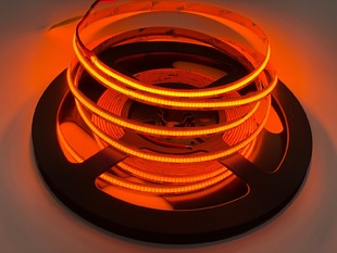LED pásek oranžový COB EPISTAR | 480LED | 10W | 12V | IP20 | 8MM |