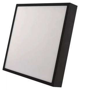 Přisazený LED panel | 28,5W | 300x300mm | čtverec | černý | přepínatelné CCT |