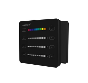 RF nástěnný ovladač Mi-LIGHT B6 pro digitální pásky | černý |