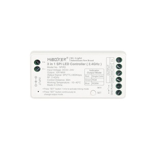 RF řídící jednotka 3v1 Mi-Light SPIR3 pro digitální pásky |RGB. RGBW, jednobarva|2048 pixelů|5-24V|
