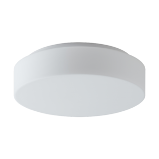 Stropní kruhové LED svítidlo ELZA-M | sklo opál | 28W | 42cm | 2470lm | IP44 | 